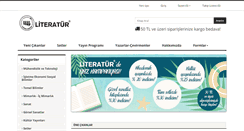 Desktop Screenshot of literatur.com.tr
